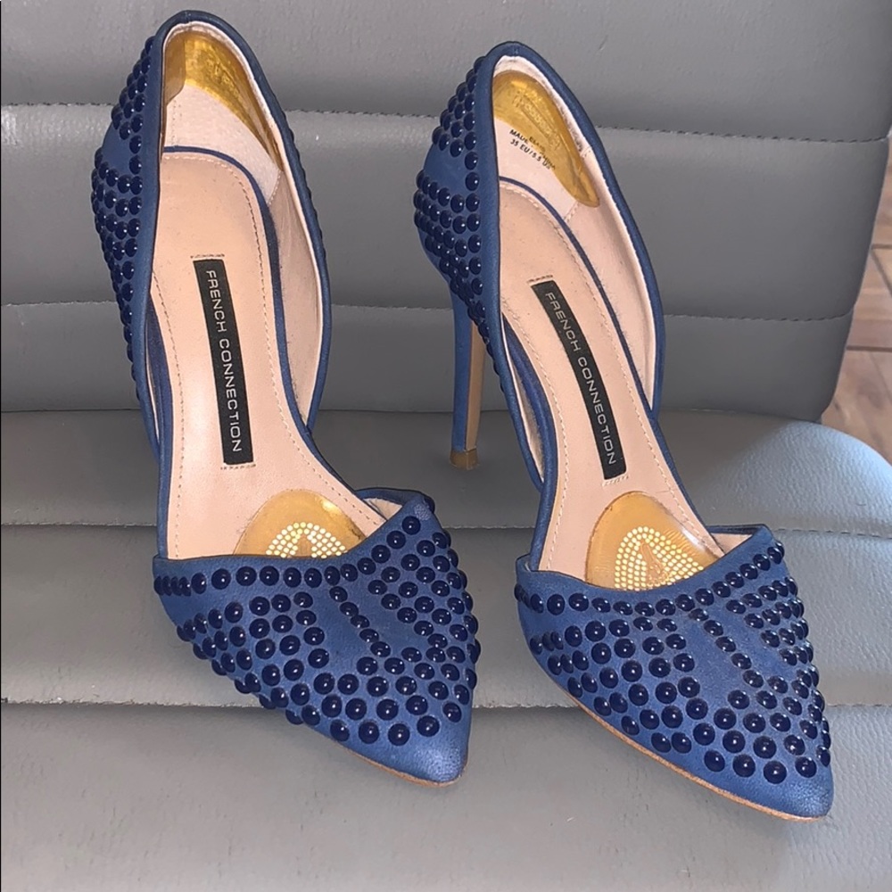 French Connection Royal Blue heels